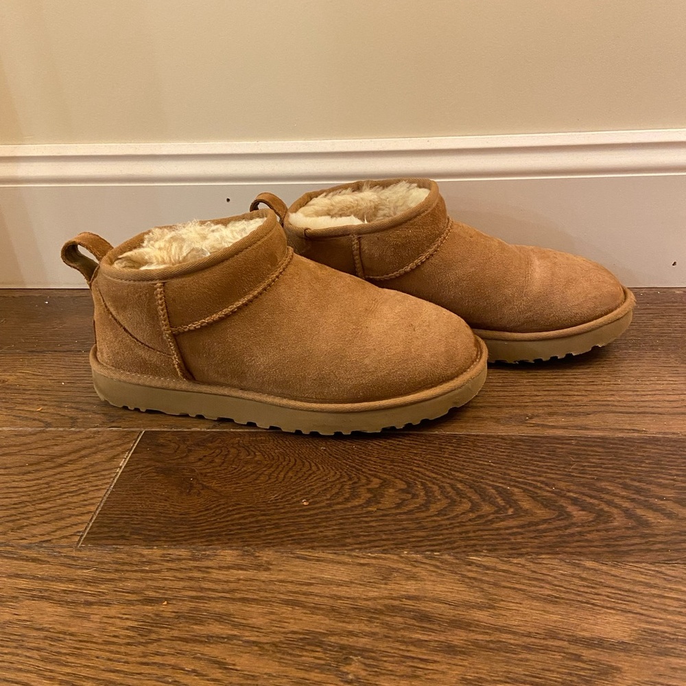 Authentic Chestnut Ultra Mini Uggs